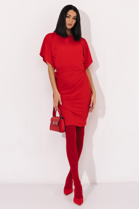 AMNESIA Medina šaty červené