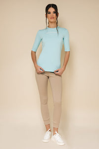 AMNESIA Poloxi tričko aqua