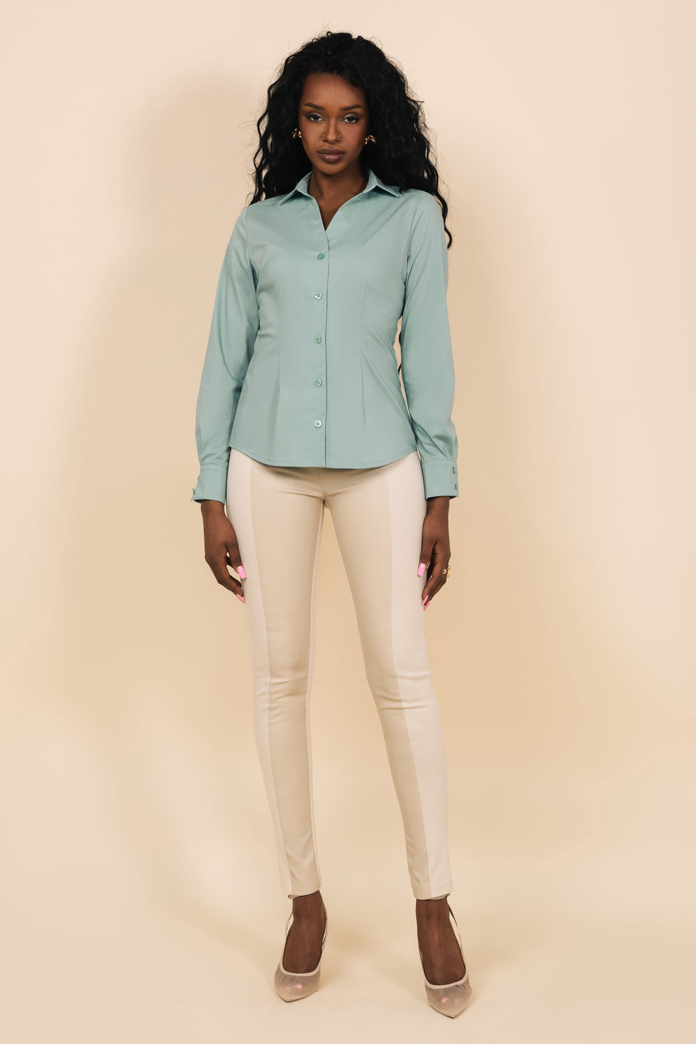 AMNESIA Zonda košeľa zelená