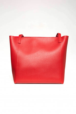 AMNESIA Shopper kabelka červená