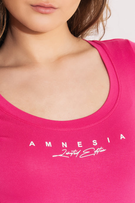 AMNESIA Tirca tričko pink