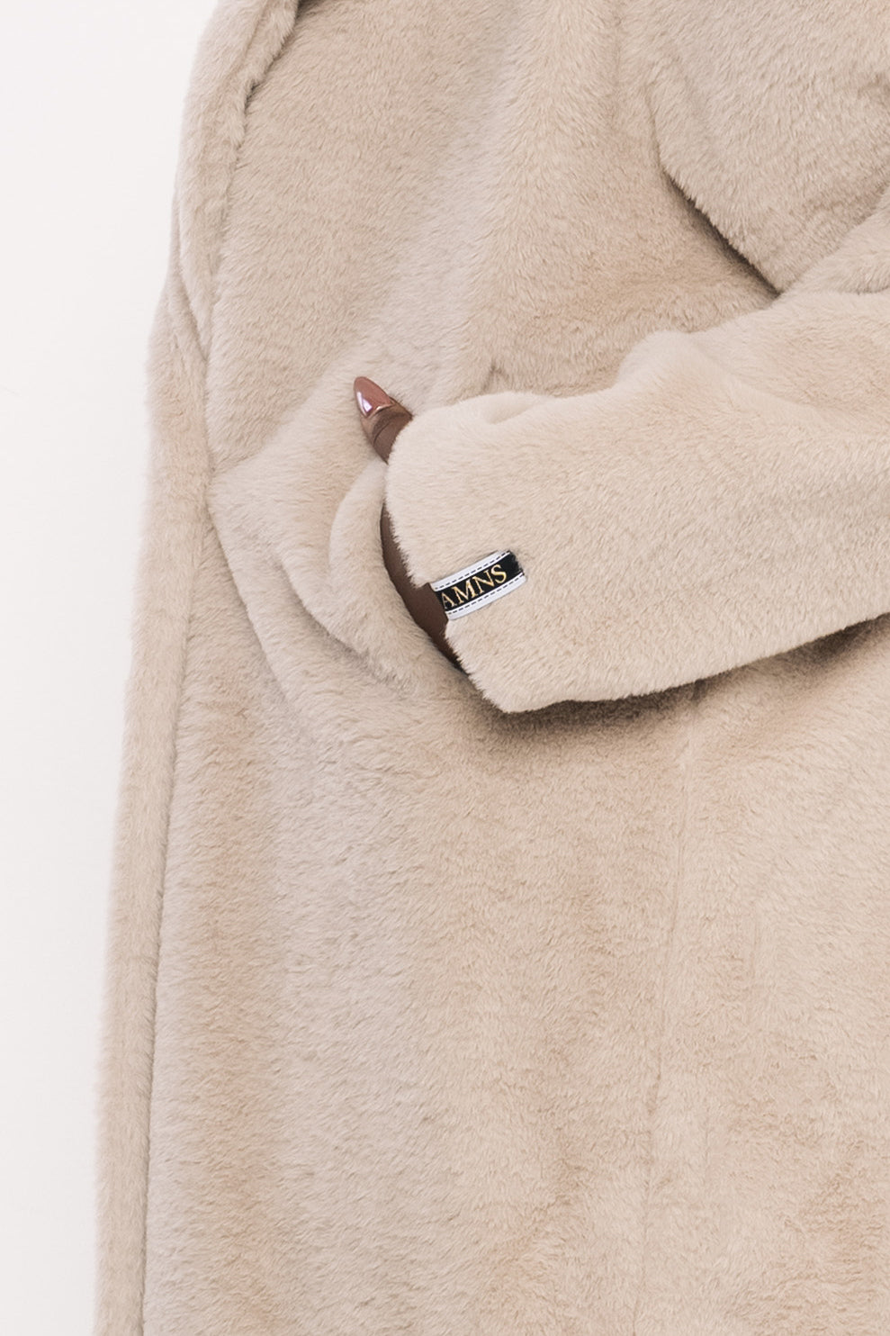 AMNESIA Floris kabát béžový