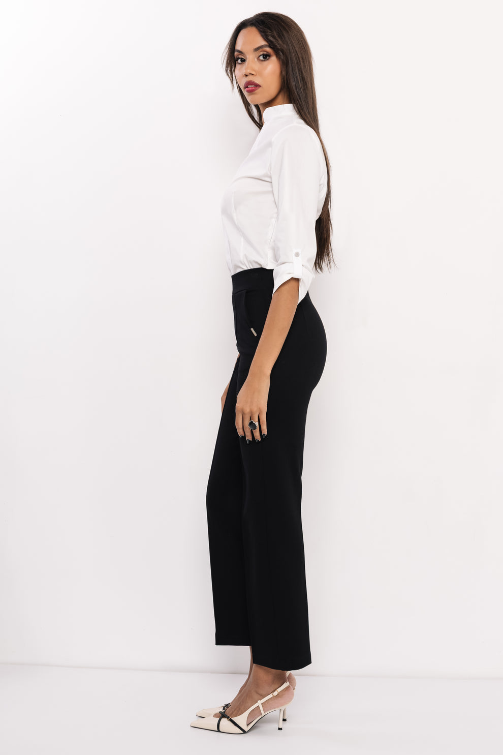 AMNESIA Bloss nohavice čierne