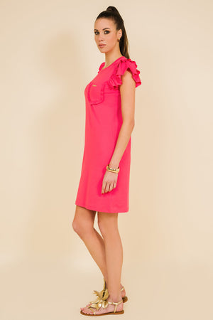 AMNESIA Vesta šaty pink