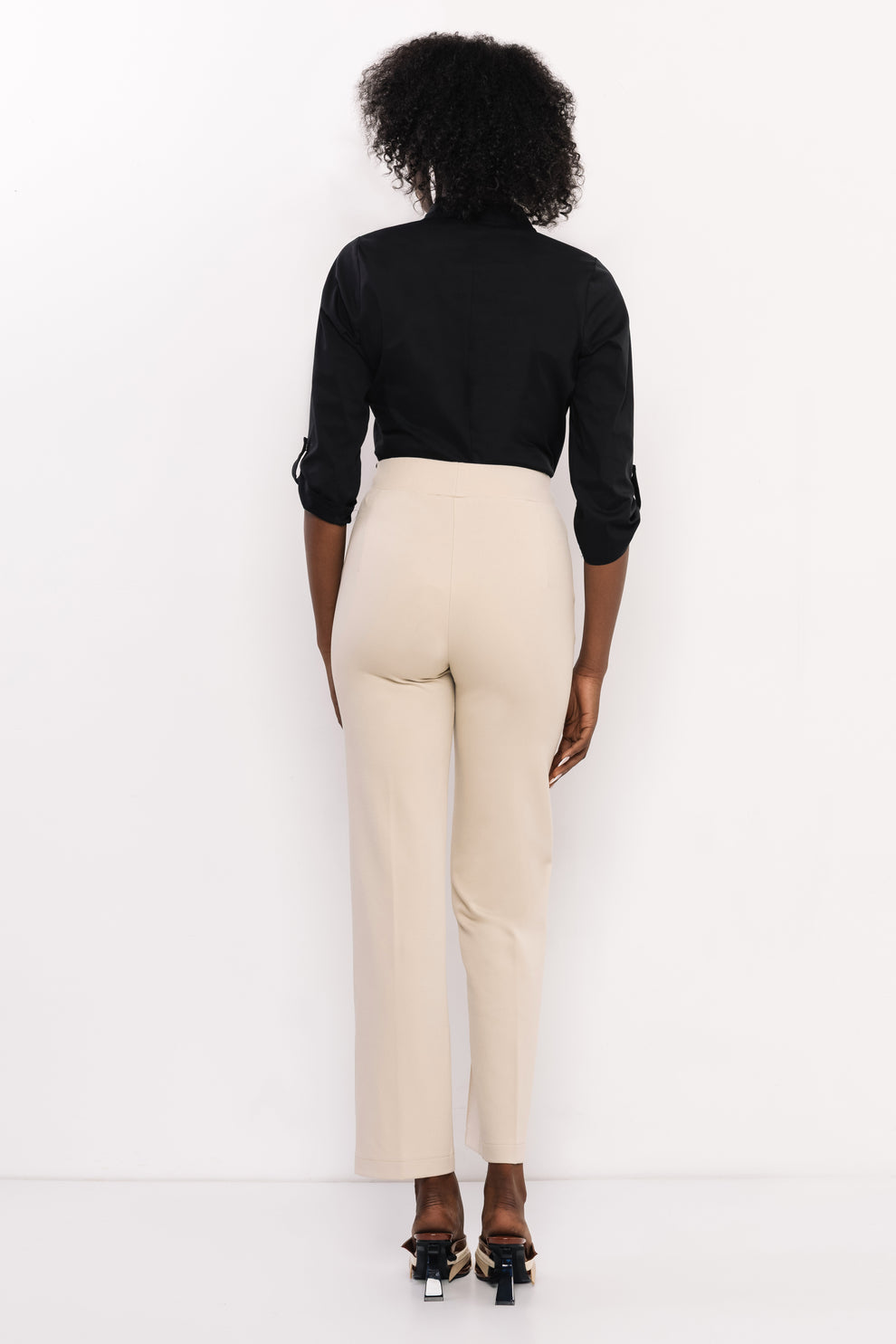 AMNESIA Bloss nohavice béžové