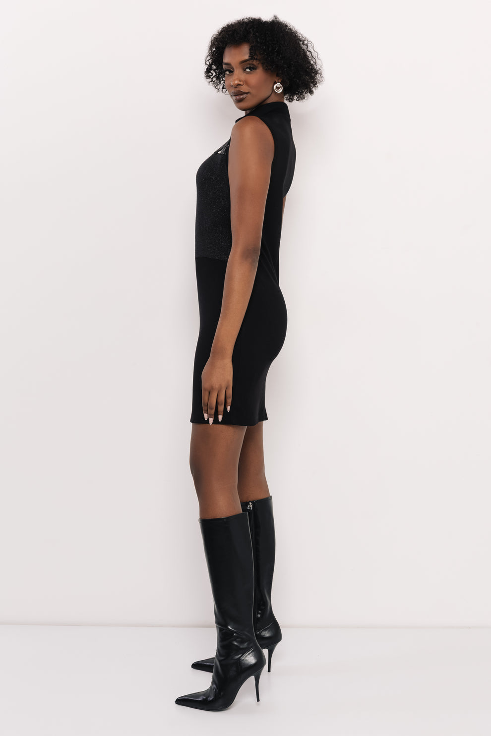 AMNESIA Ittek šaty čierne