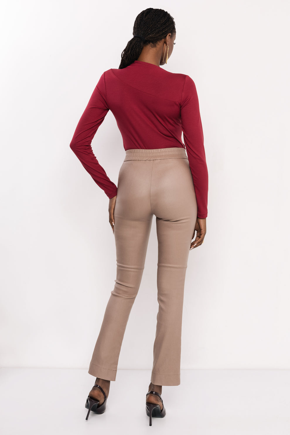 AMNESIA Tibol nohavice hnedé