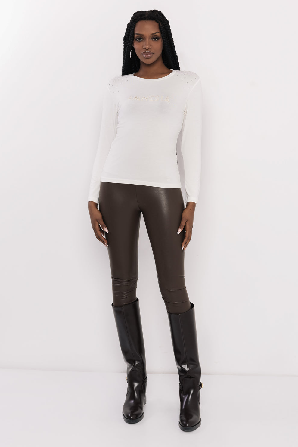 AMNESIA Héra tričko krémové