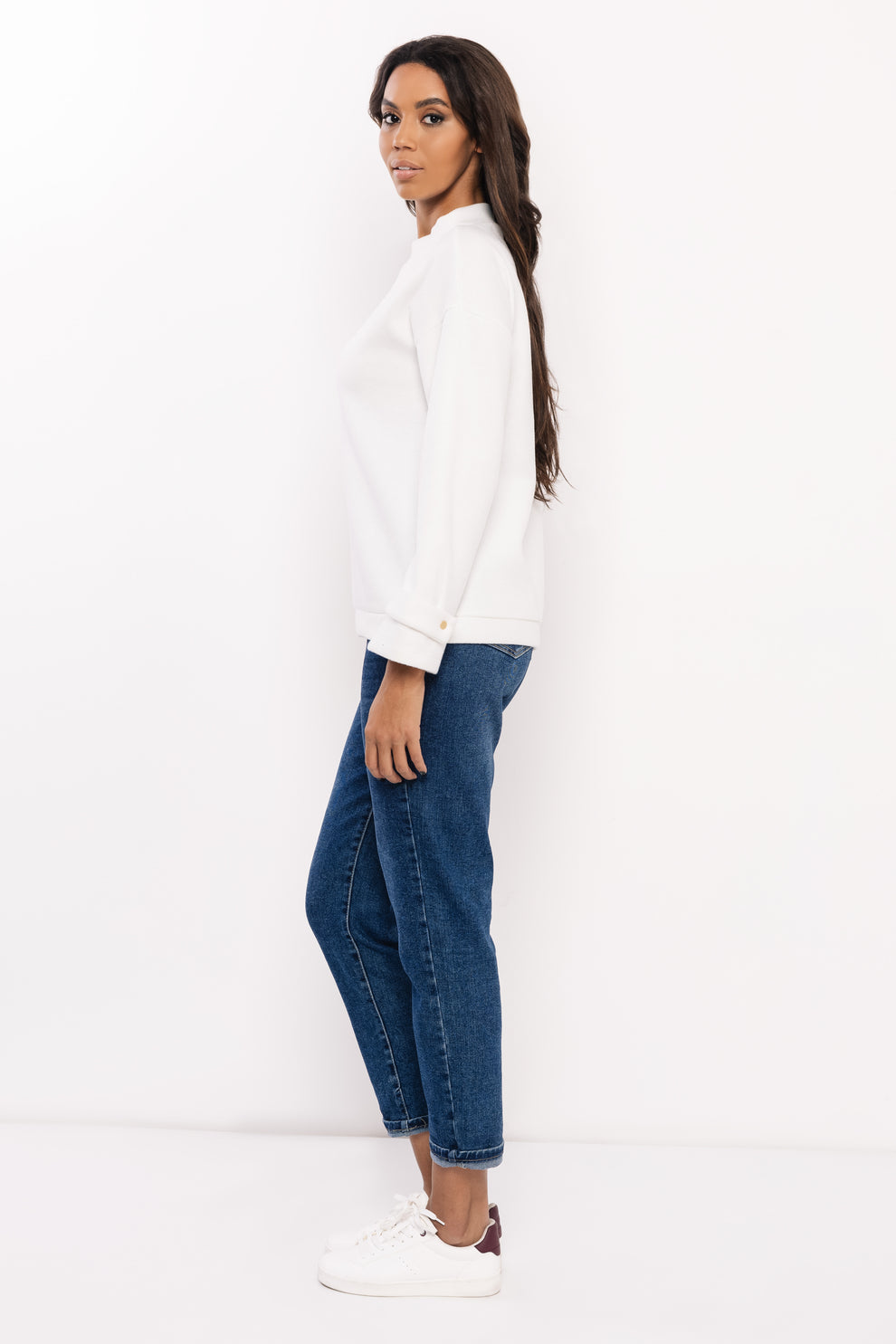 AMNESIA Koletta pulóver krémový