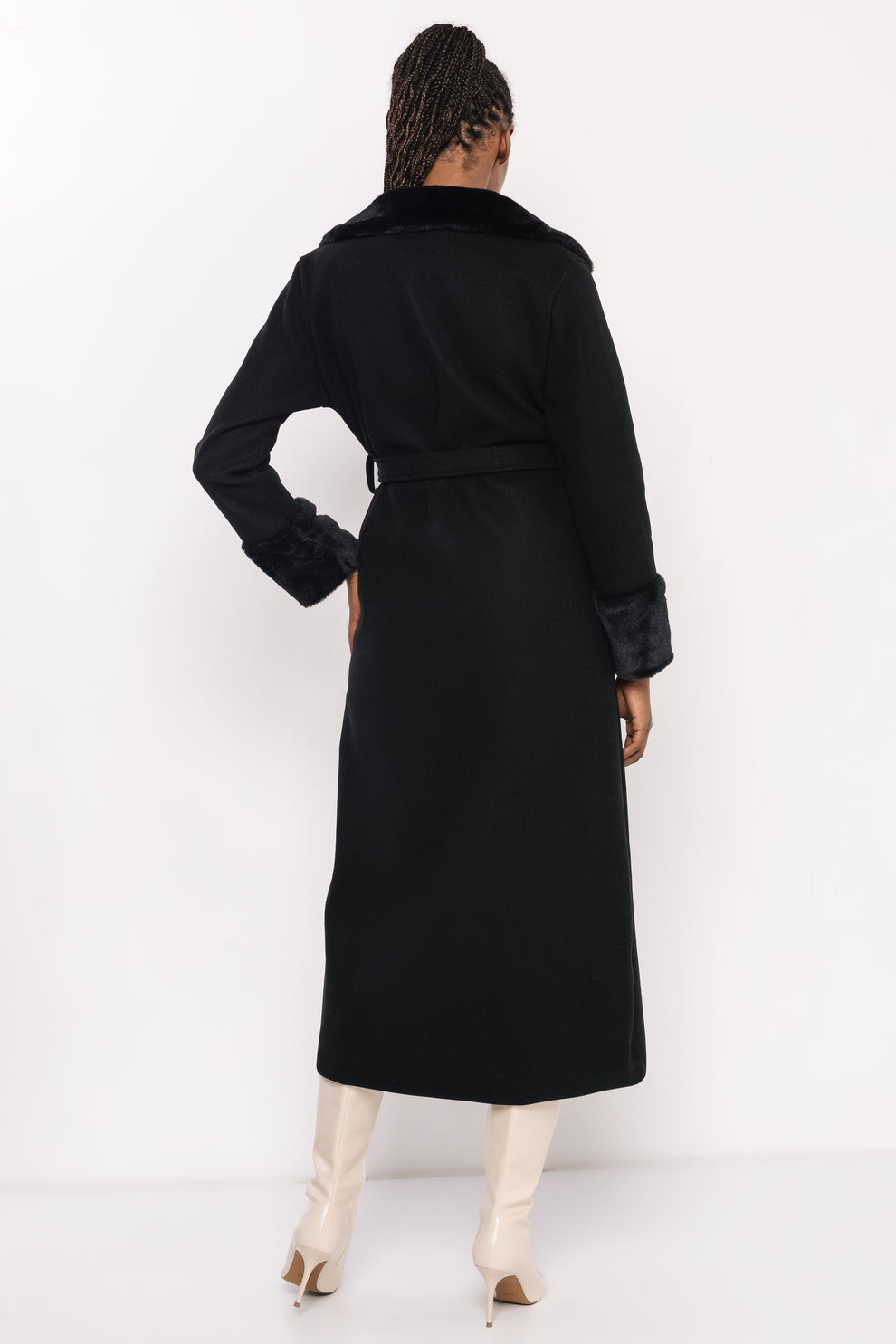 AMNESIA Foma kabát čierny