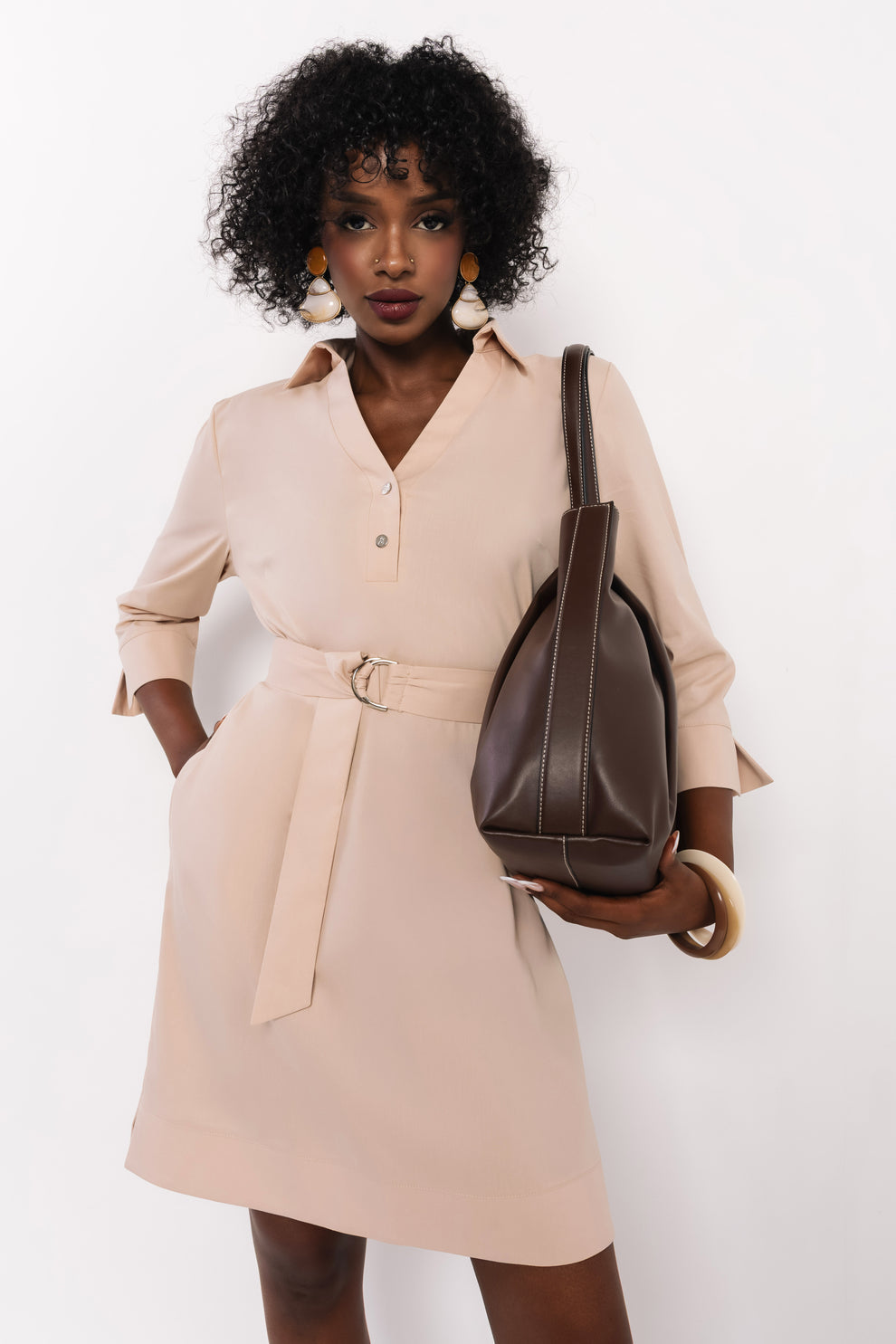 AMNESIA Bajkál tunika piesková