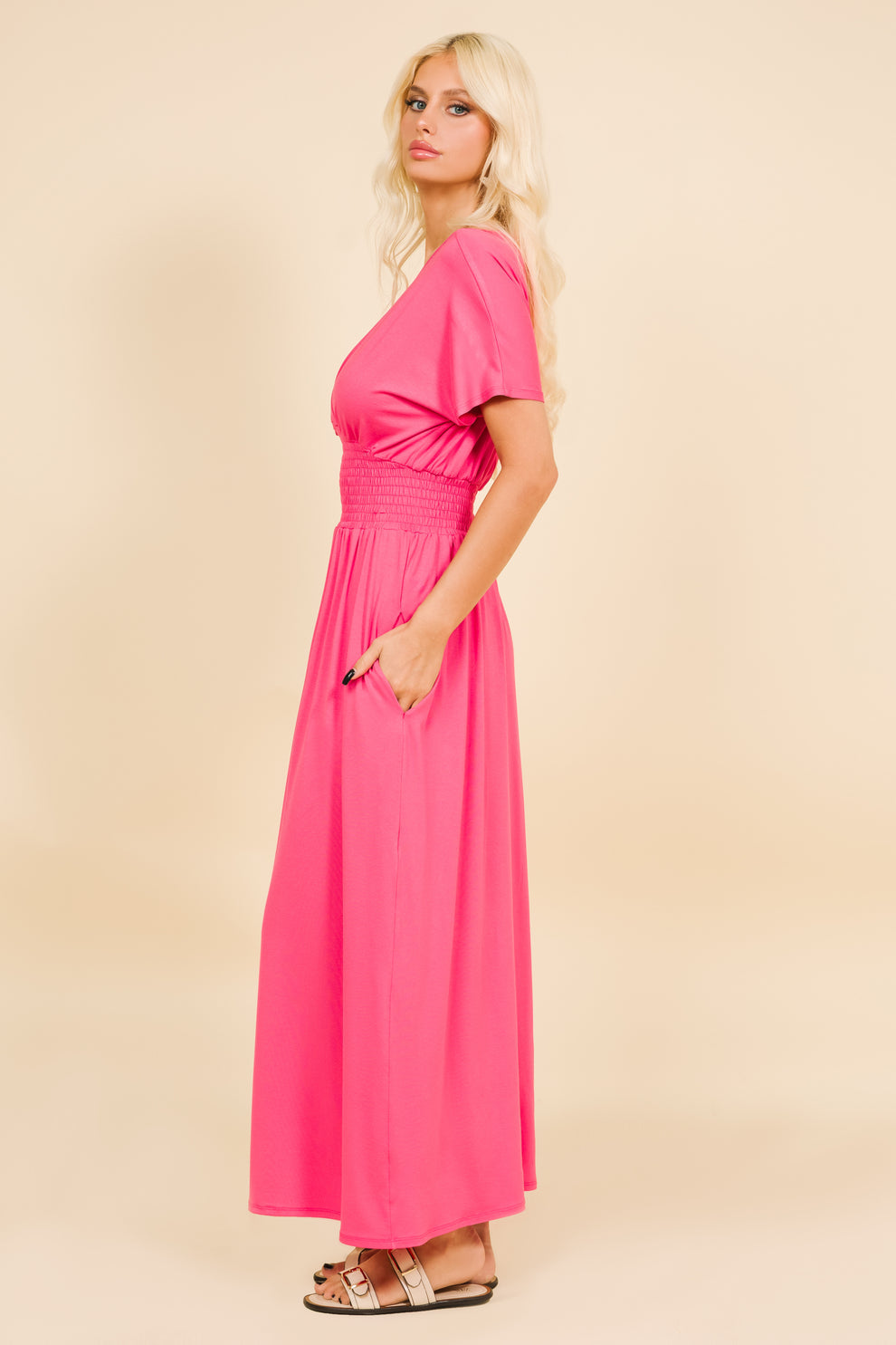 AMNESIA Lukrécia šaty pink