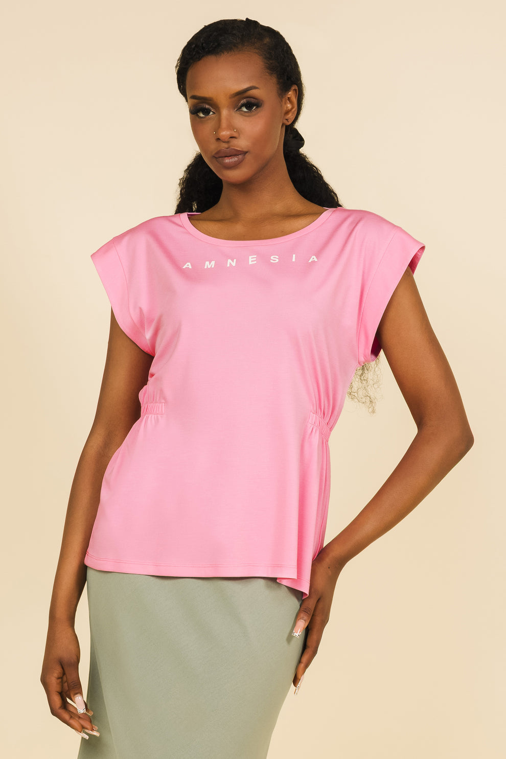 AMNESIA Kerolin tričko ružové