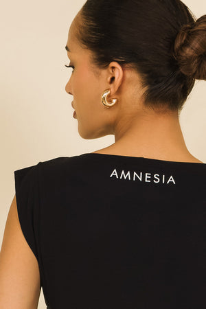 AMNESIA Miba šaty čierne