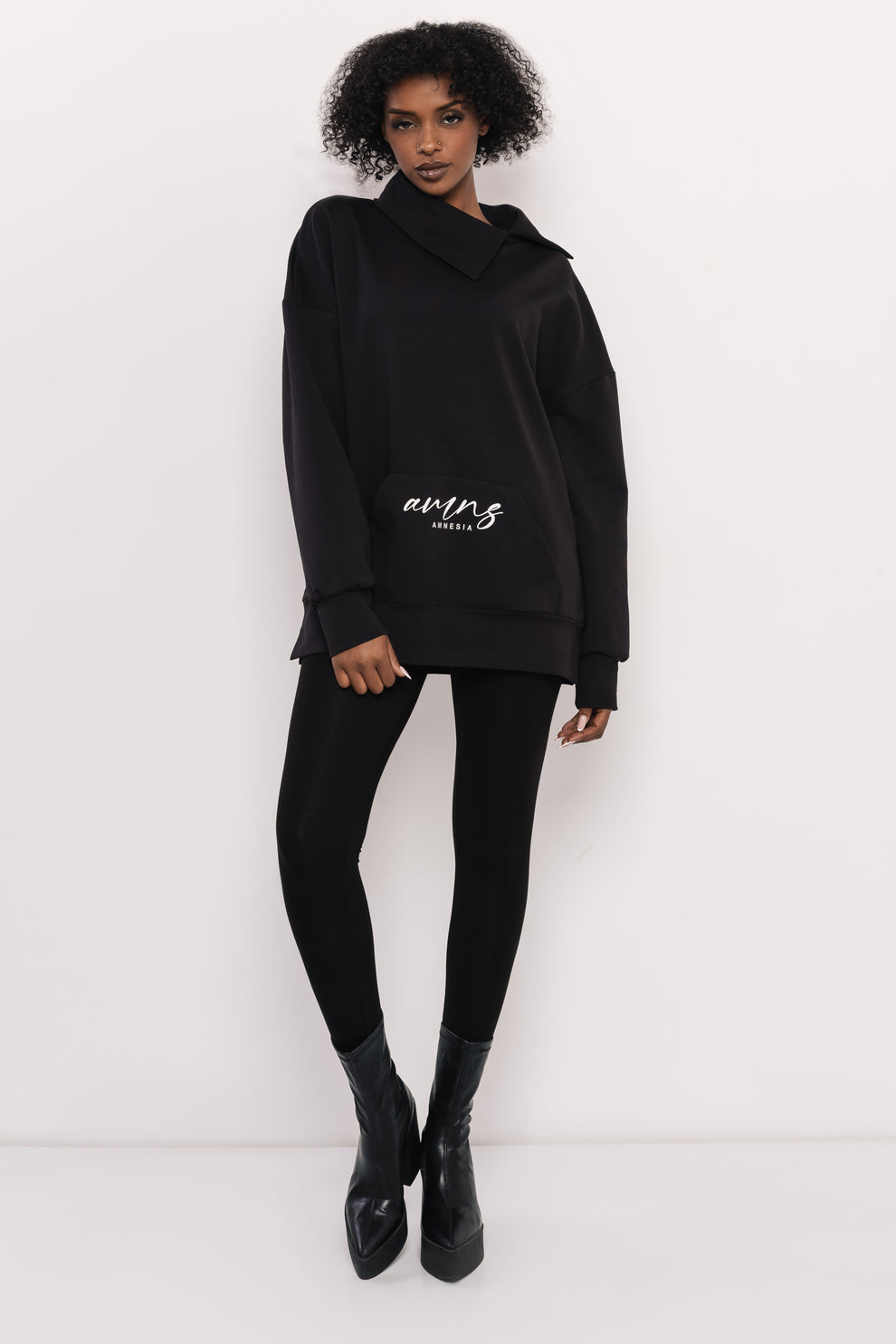 AMNESIA Sanka tunika čierna