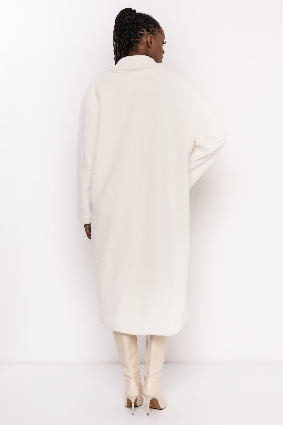 AMNESIA Floris kabát krémový