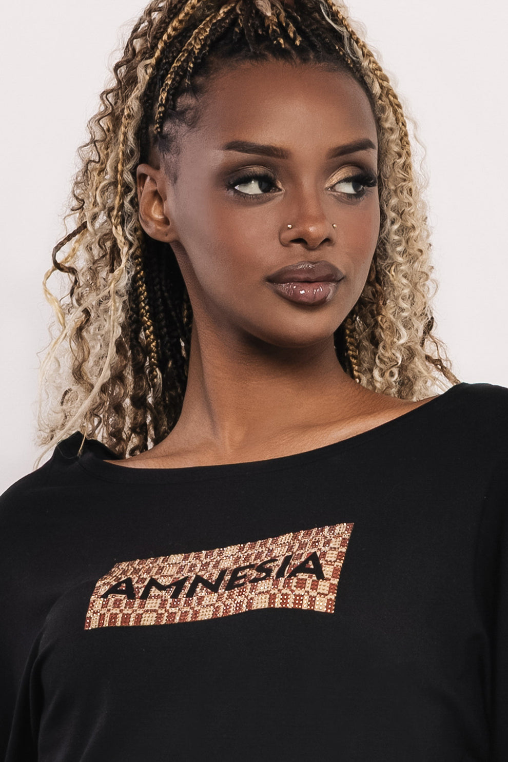 AMNESIA Falun tričko čierne