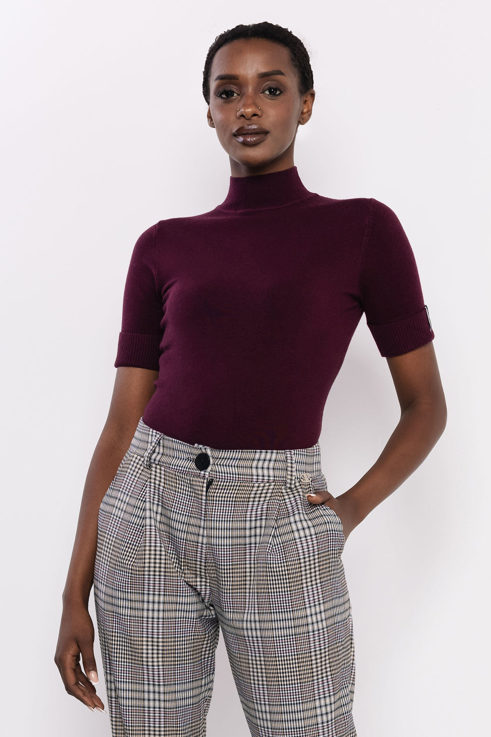 AMNESIA Fanta rolák bordový