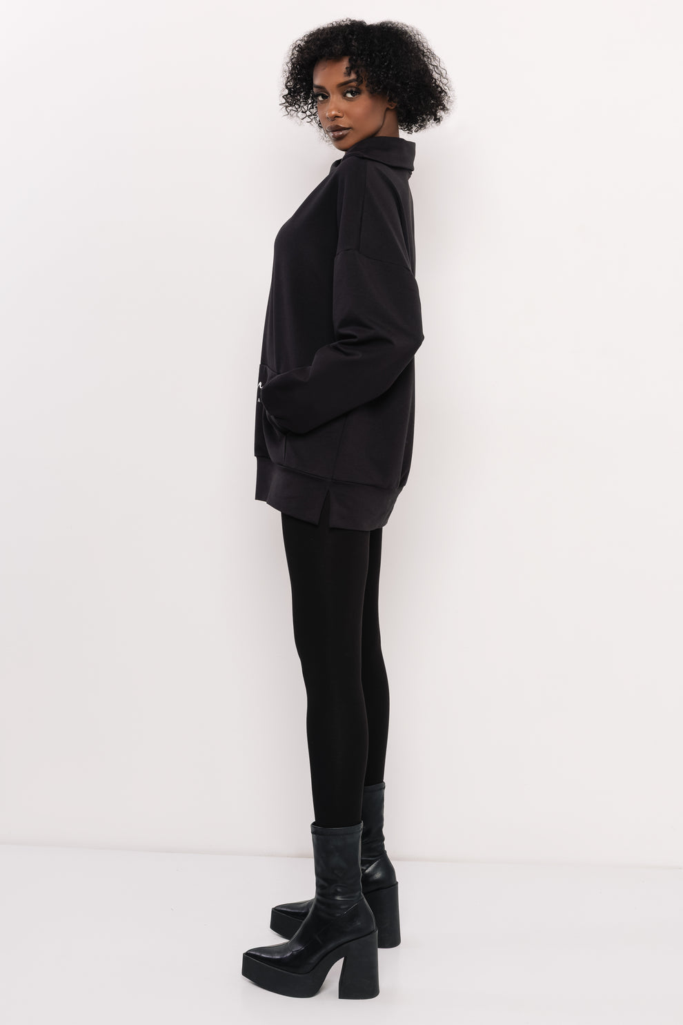 AMNESIA Sanka tunika čierna