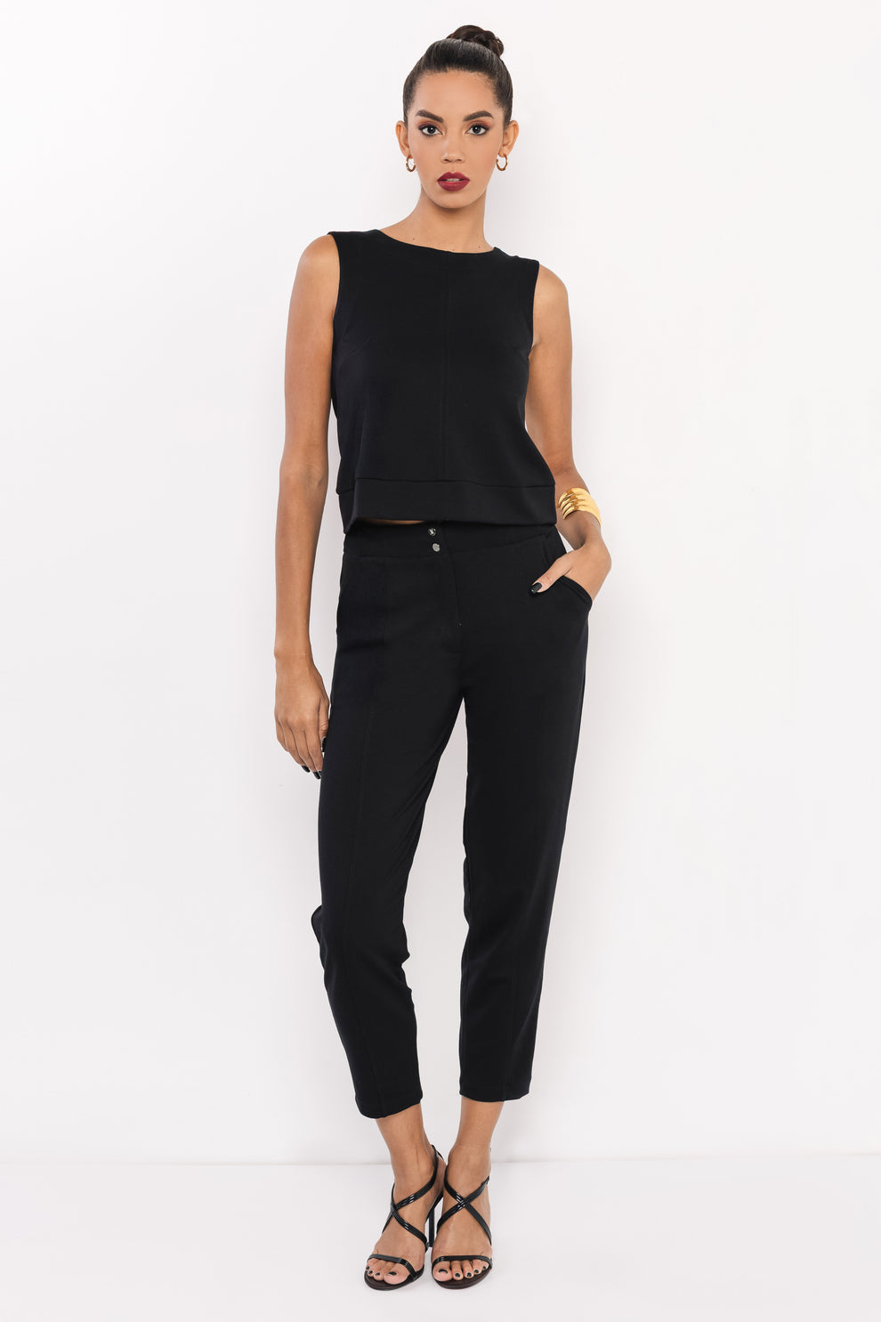 AMNESIA Jenci nohavice čierne