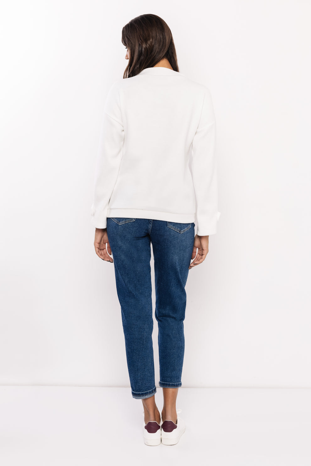 AMNESIA Koletta pulóver krémový