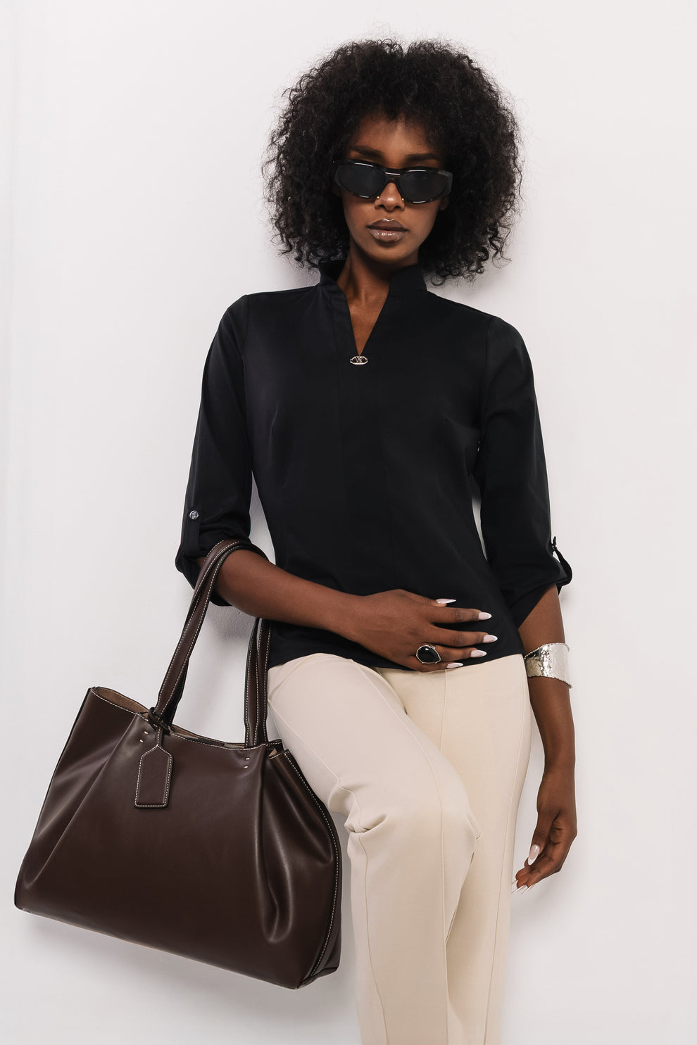 AMNESIA Rapa blúzka čierna