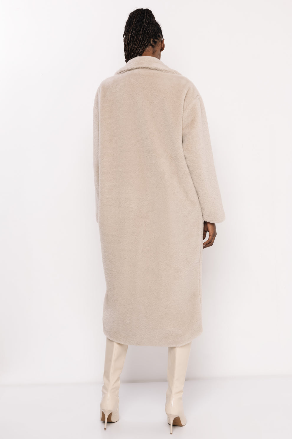 AMNESIA Floris kabát béžový