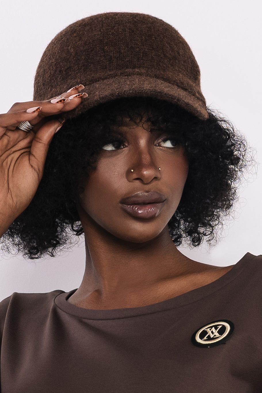 AMNESIA Godo tunika hnedá