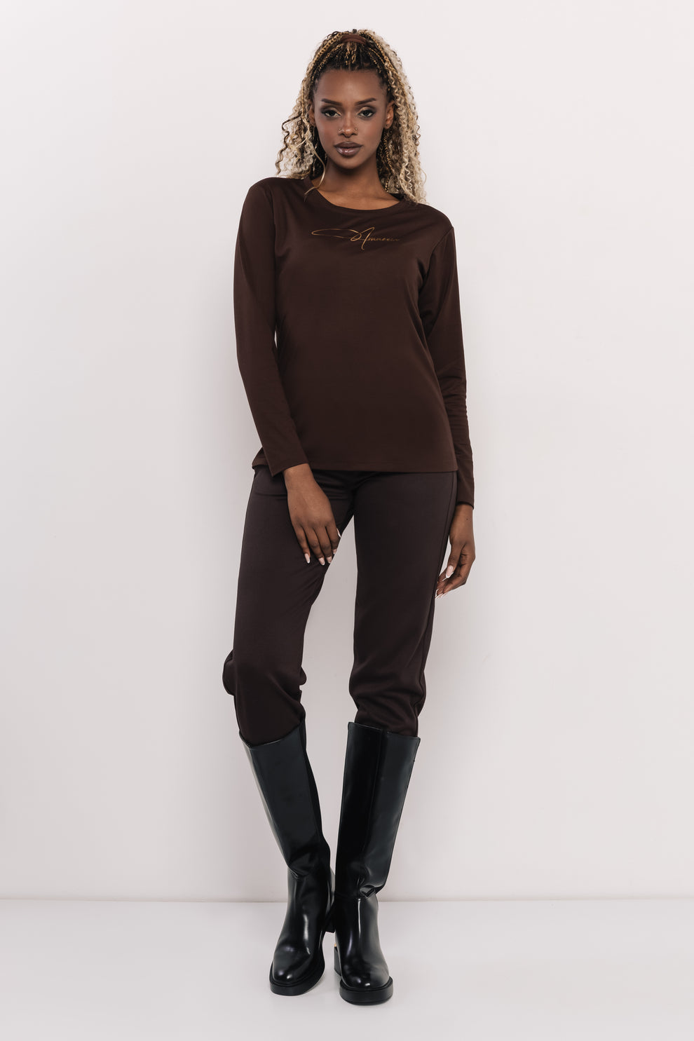 AMNESIA T-tričko hnedý