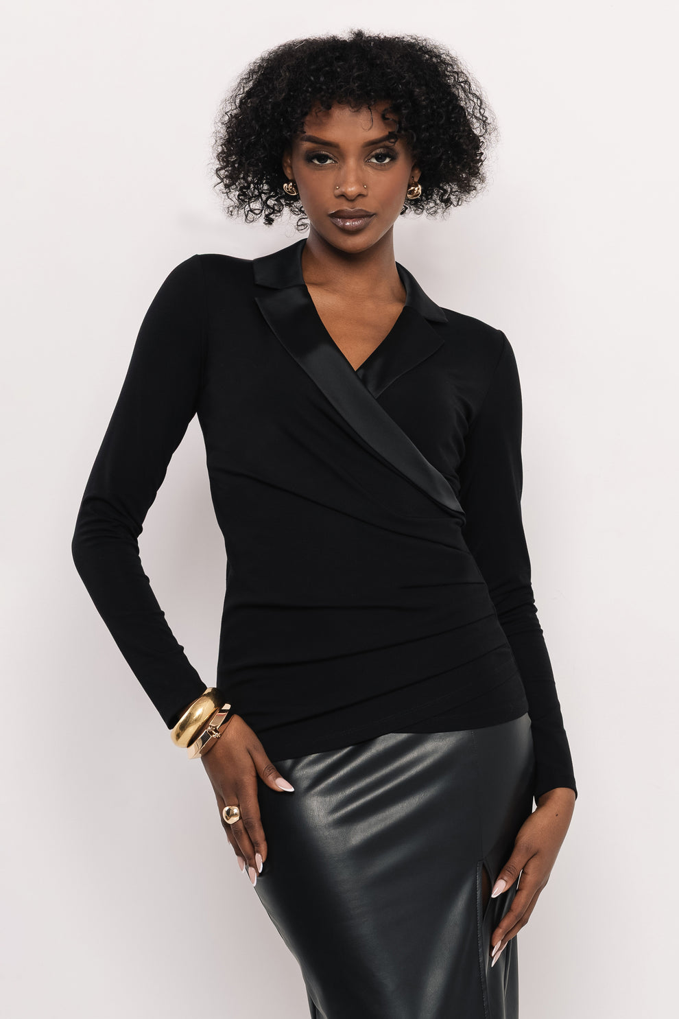 AMNESIA Zsofi top čierny