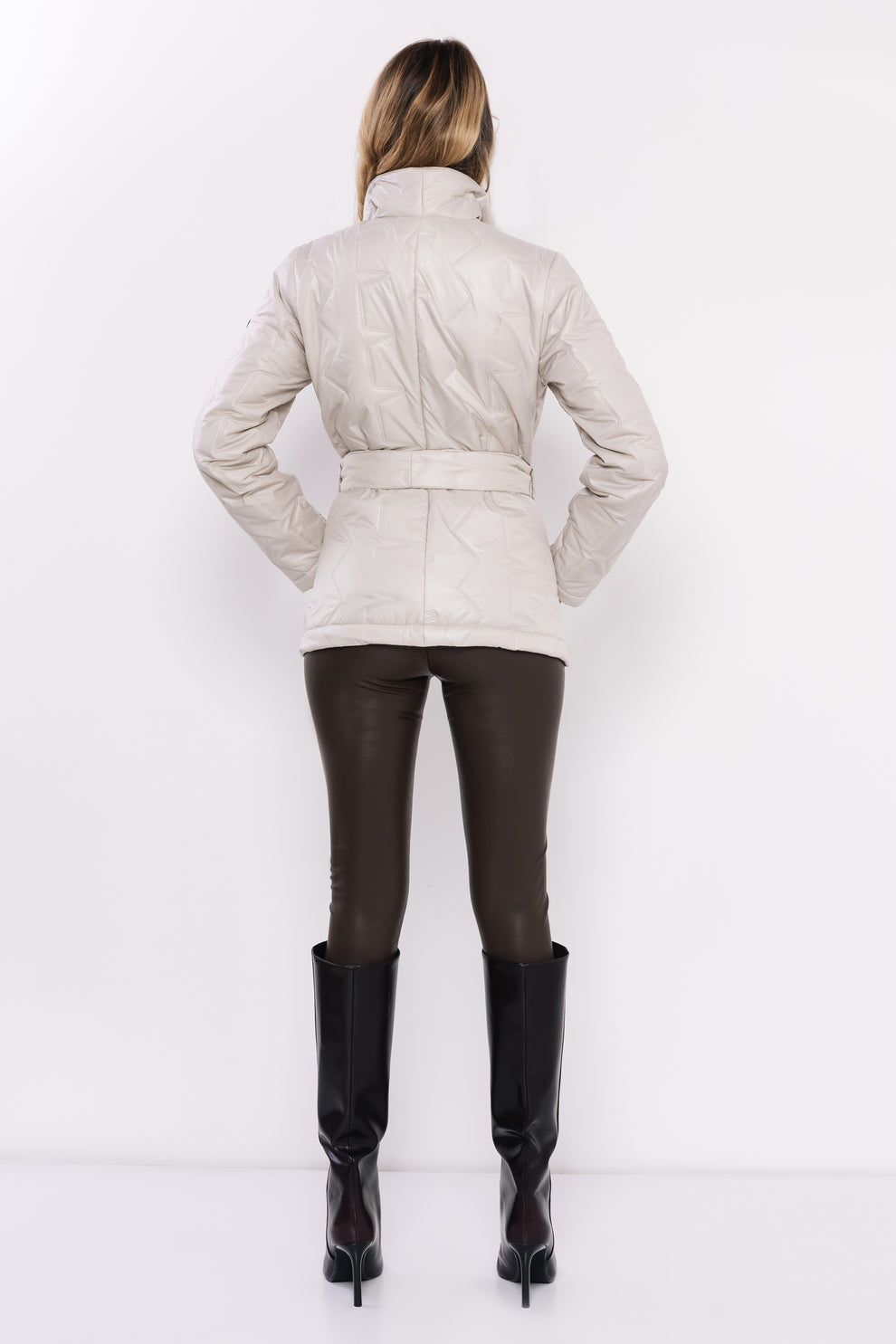 AMNESIA Lizel kabát béžový