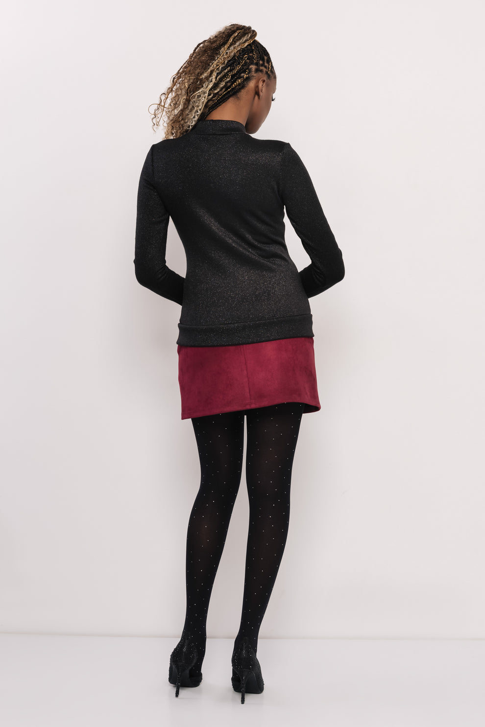 AMNESIA Vilo top čierny