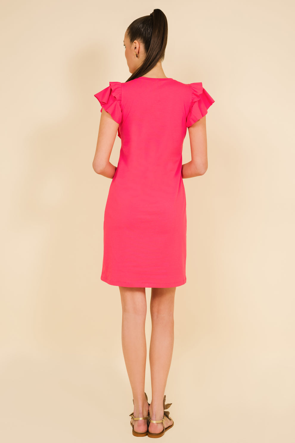 AMNESIA Vesta šaty pink