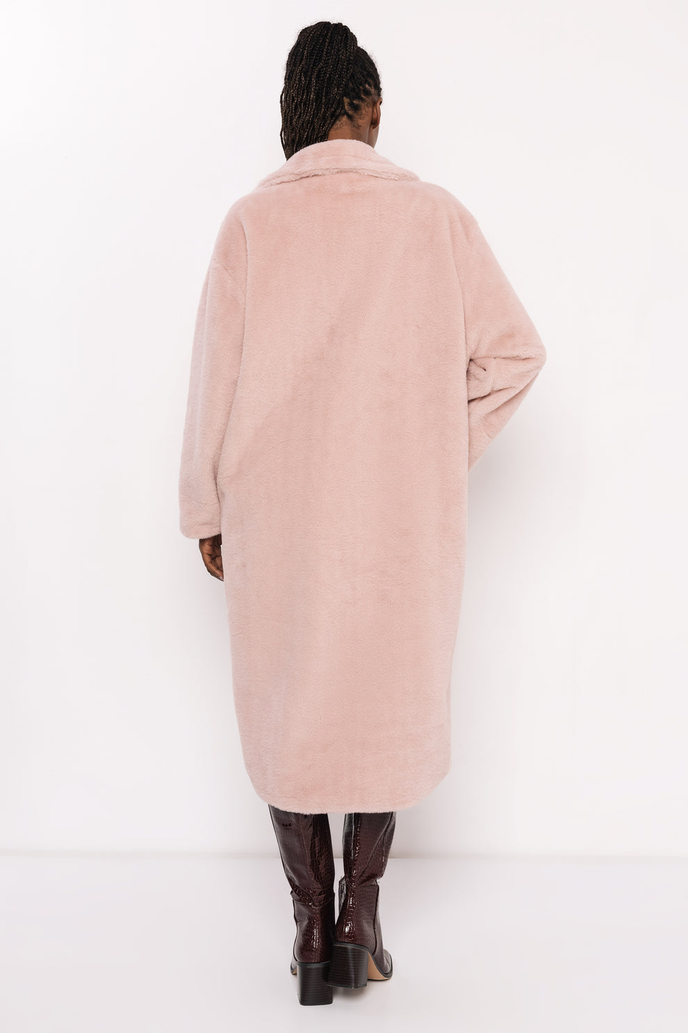 AMNESIA Floris kabát púdrový