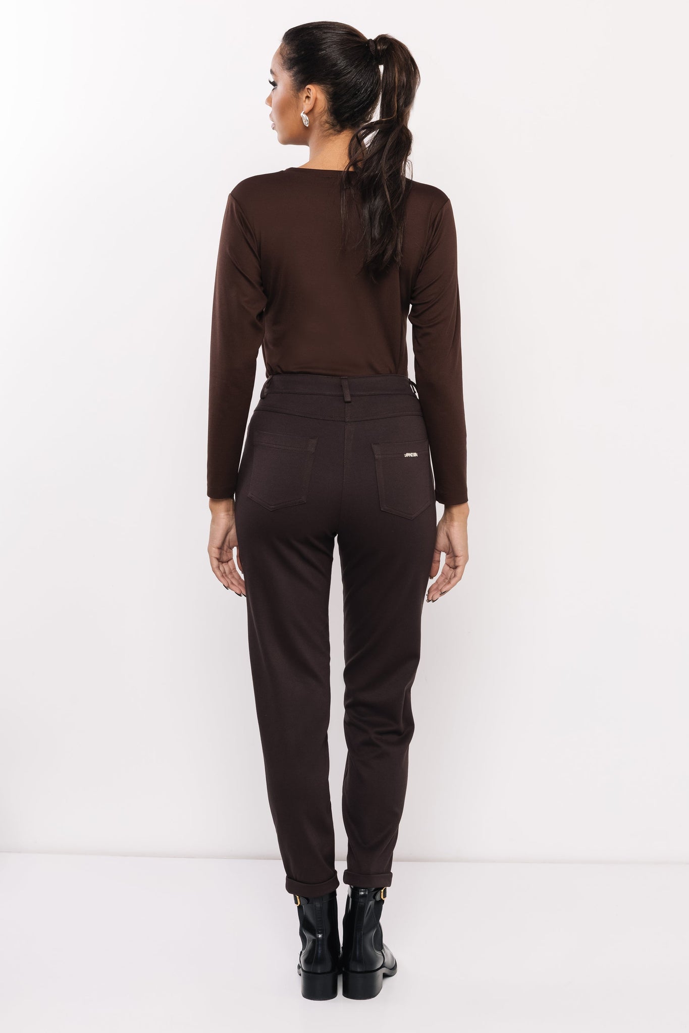 AMNESIA T-tričko hnedé