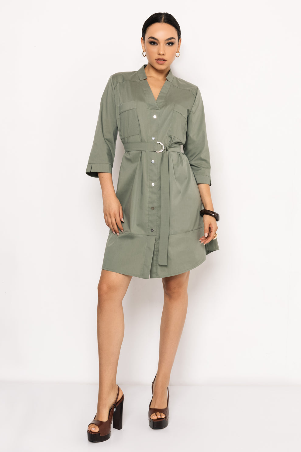 AMNESIA Lucas tunika khaki