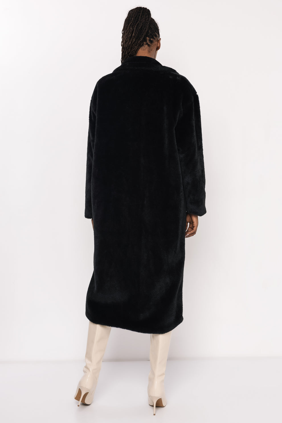 AMNESIA Floris kabát čierny