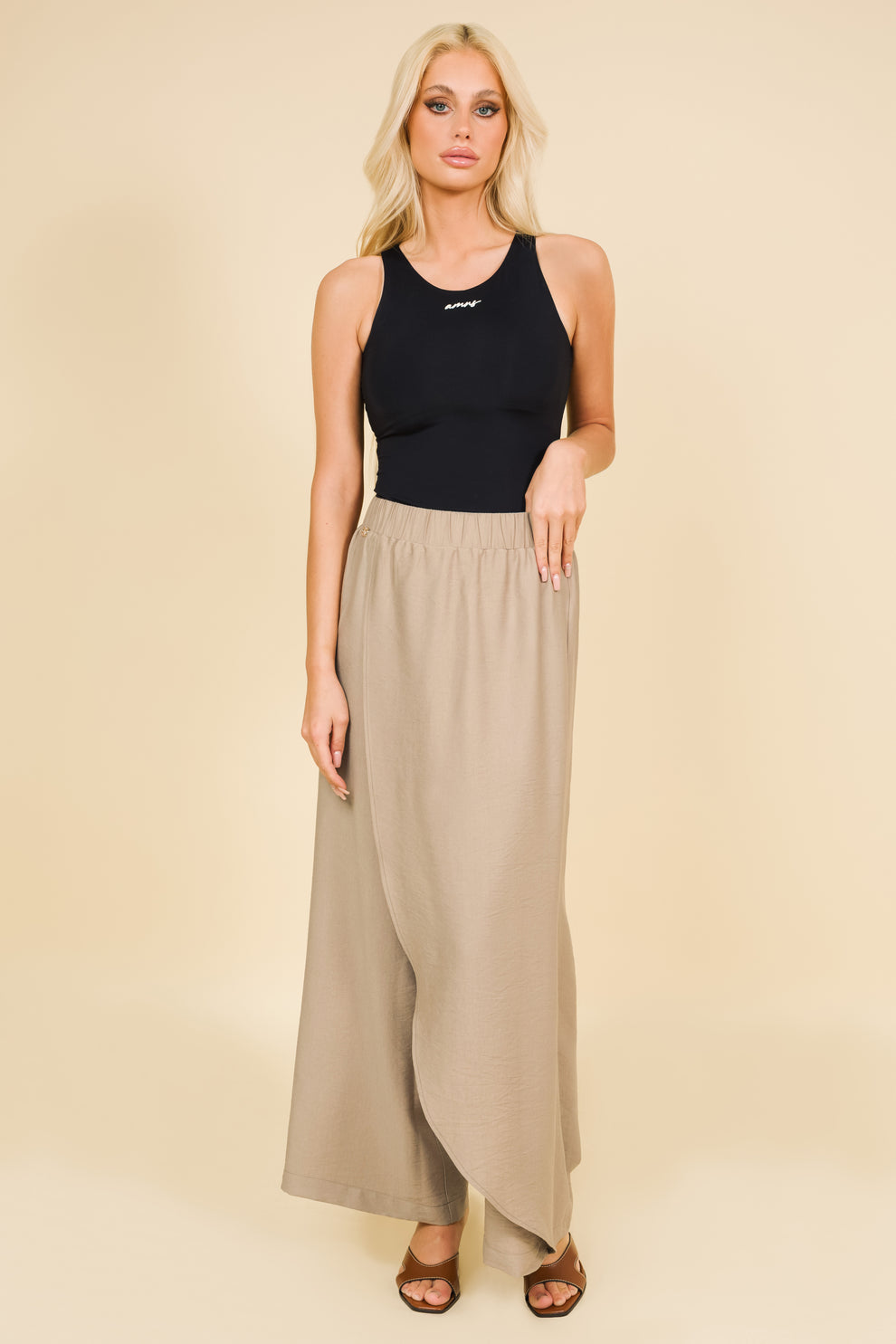 AMNESIA Zalim nohavice béžové