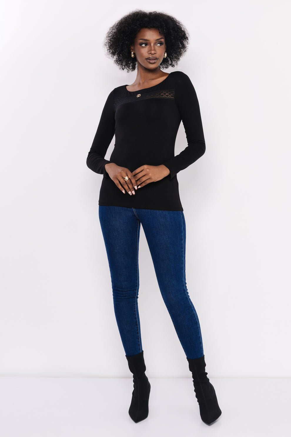 AMNESIA Opli tričko čierne