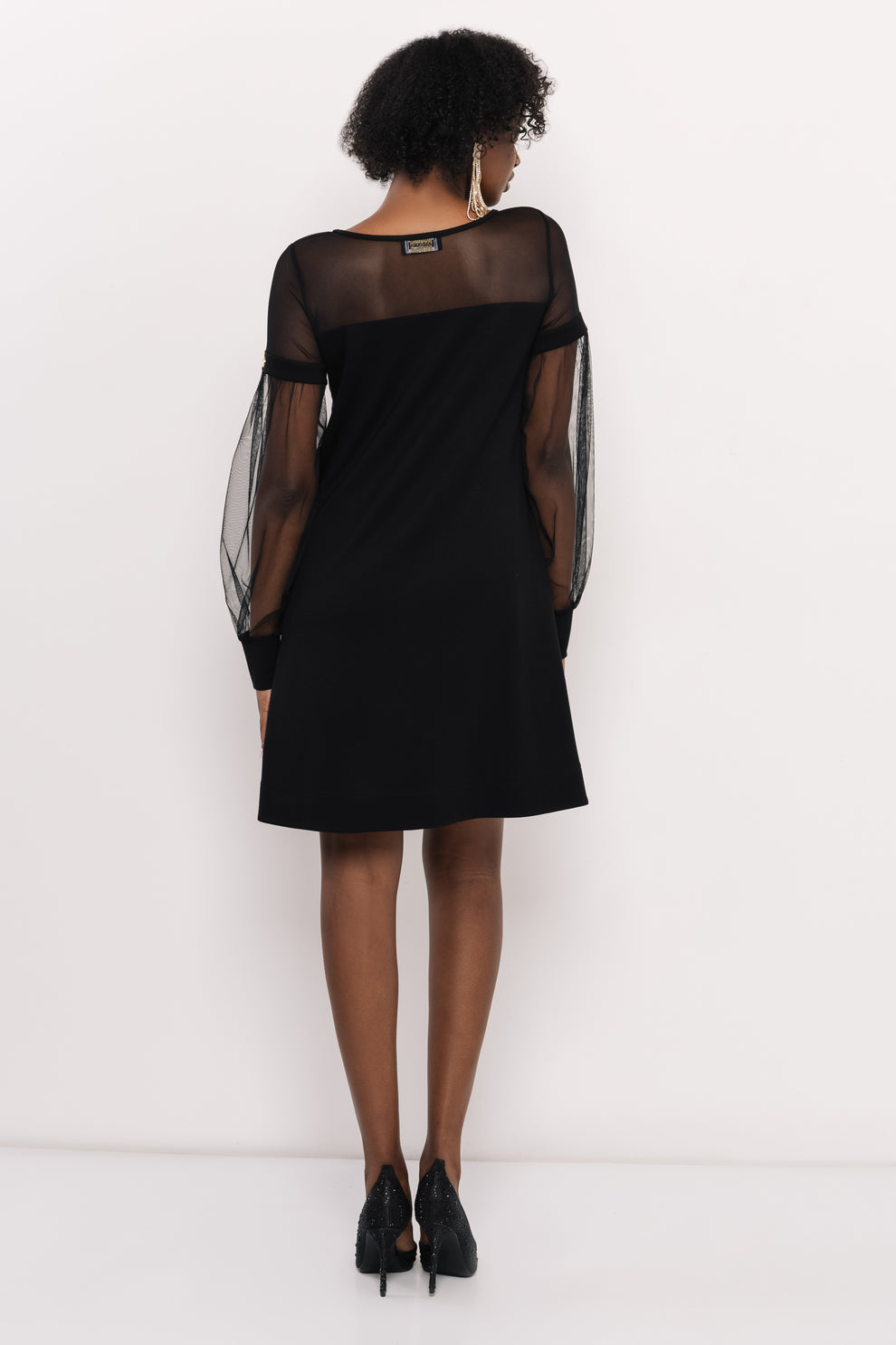 AMNESIA Mici šaty čierne