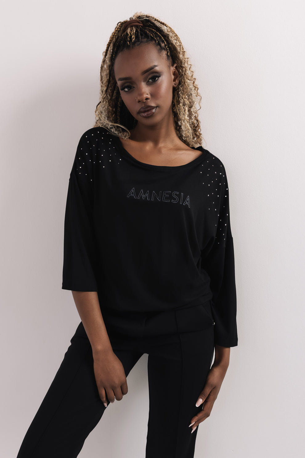AMNESIA Fili tričko čierne