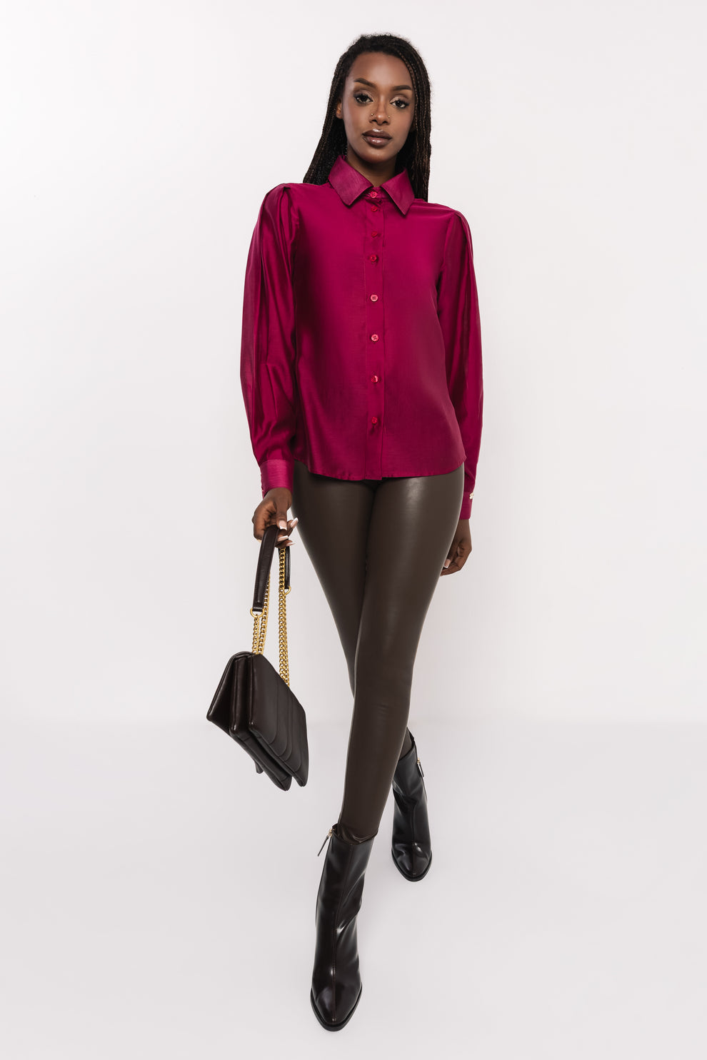 AMNESIA Rikarda blúzka bordová