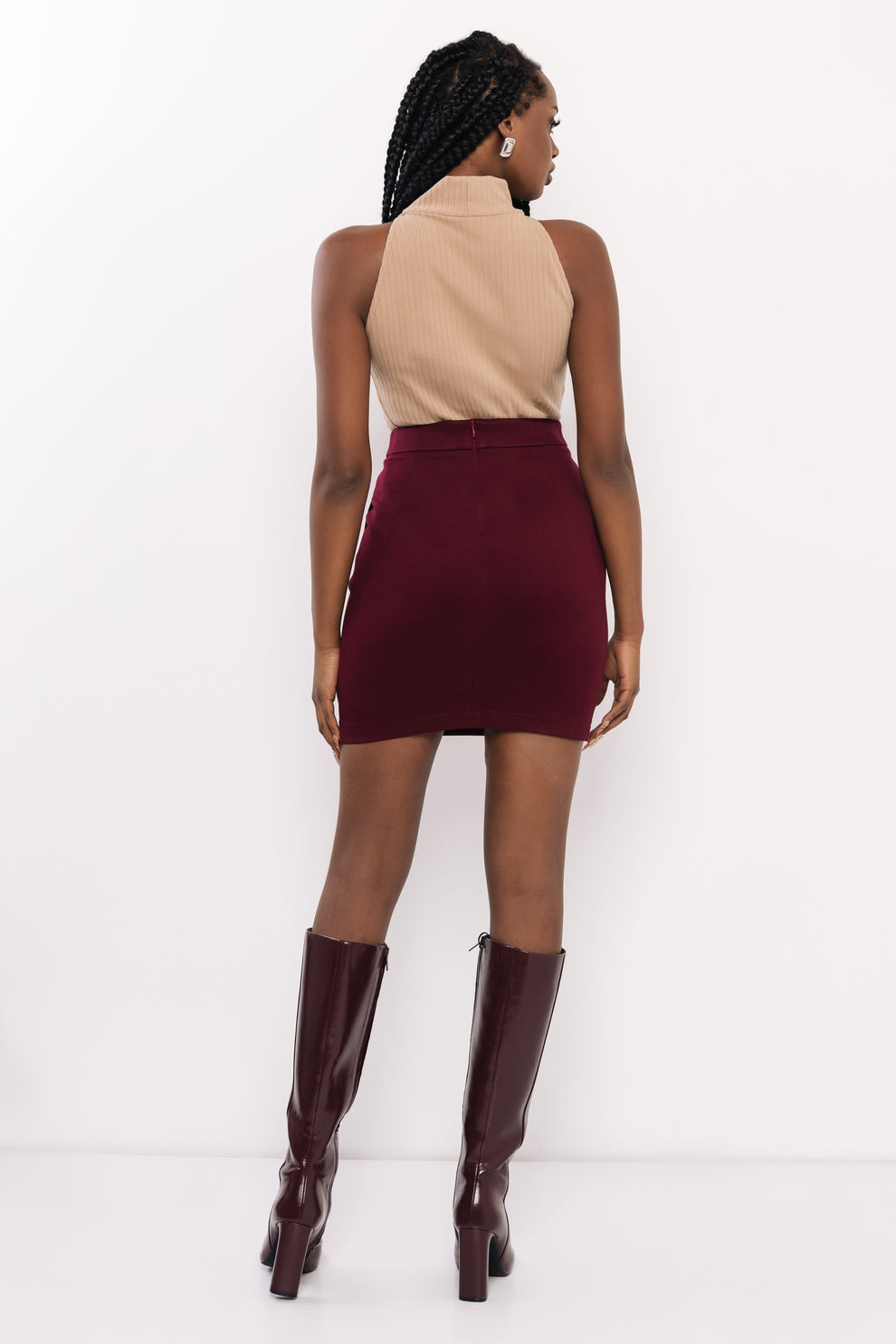 AMNESIA Moto top camel