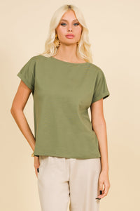 AMNESIA Like top khaki