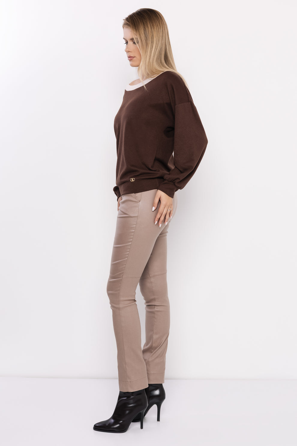 AMNESIA Dafne pulóver hnedé