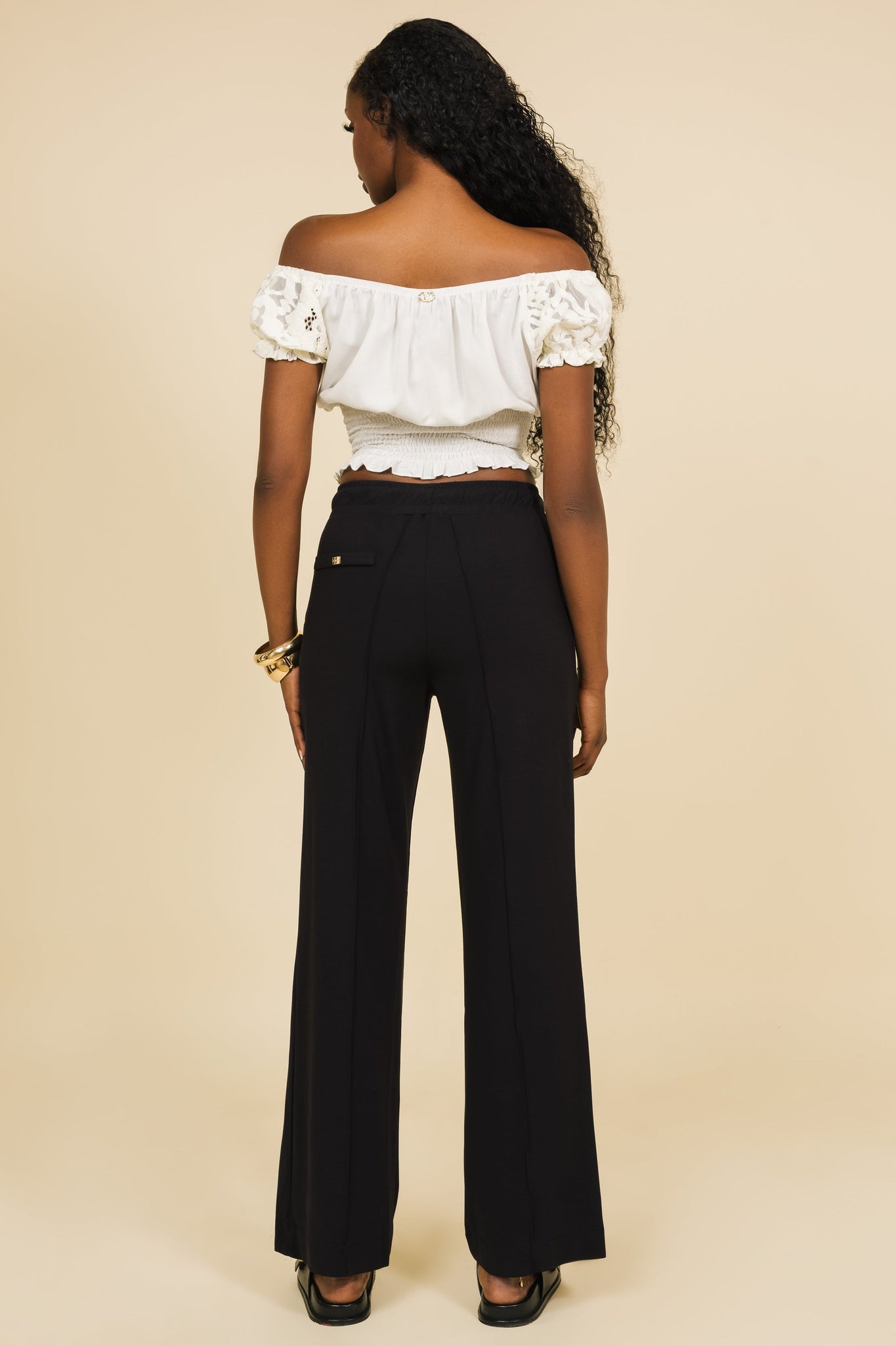 AMNESIA Lucilla nohavice čierne