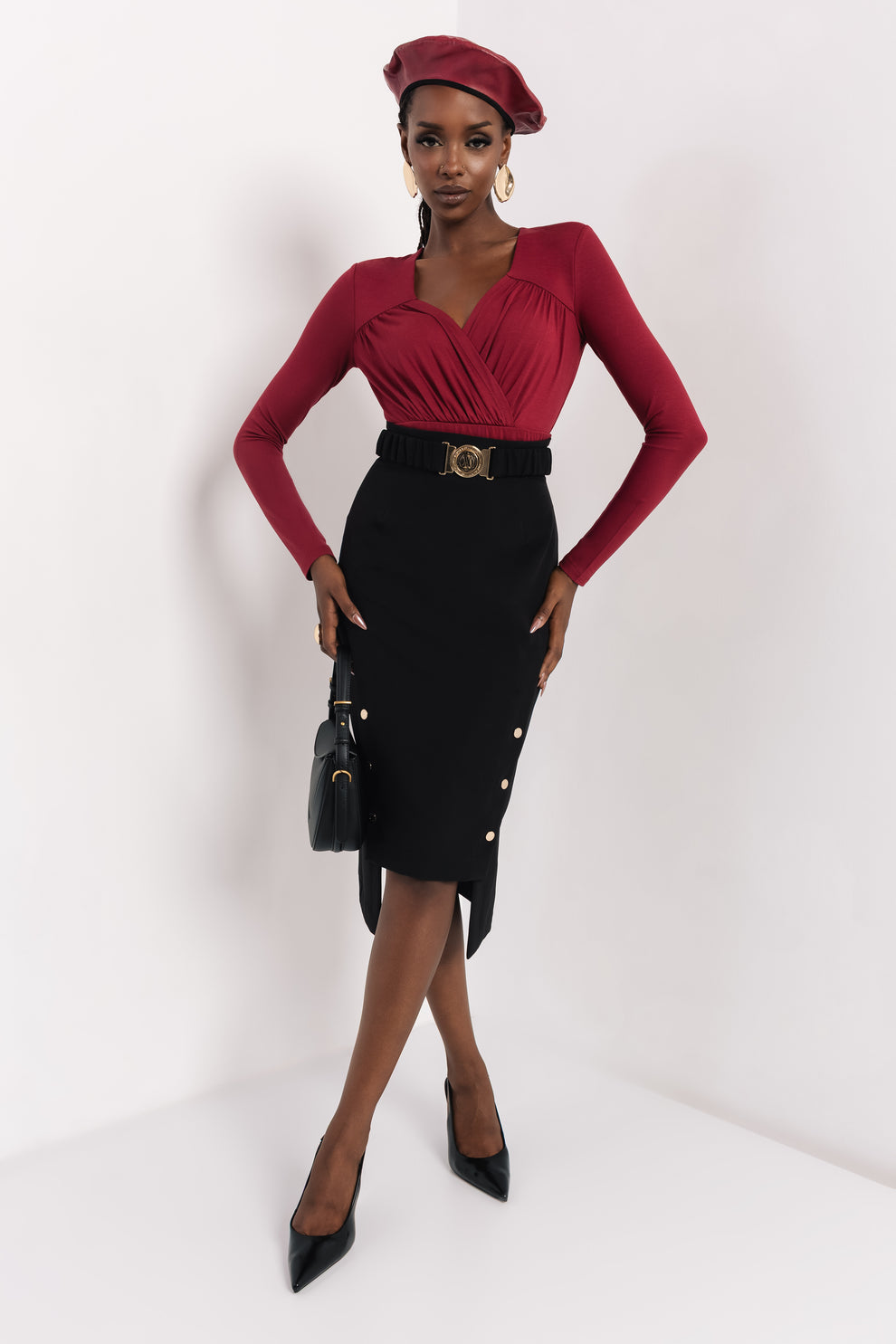 AMNESIA Luiza sukňa čierna