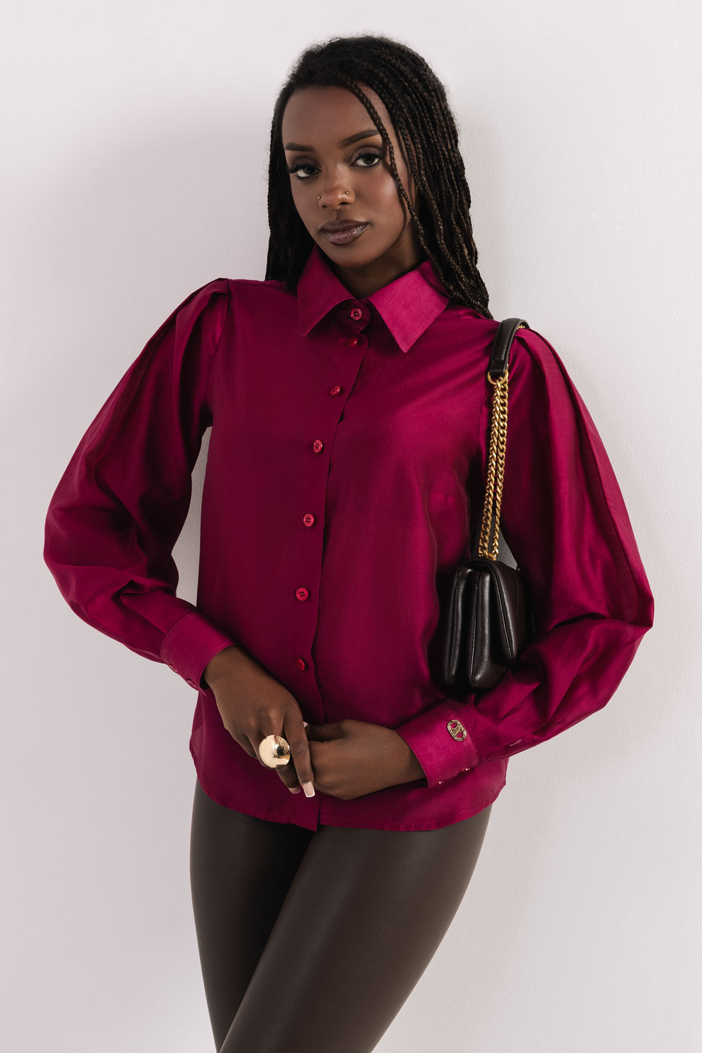 AMNESIA Rikarda blúzka bordová