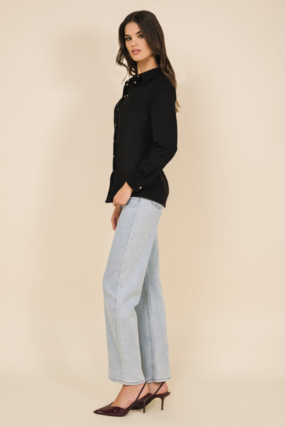 AMNESIA Robel košeľa čierna