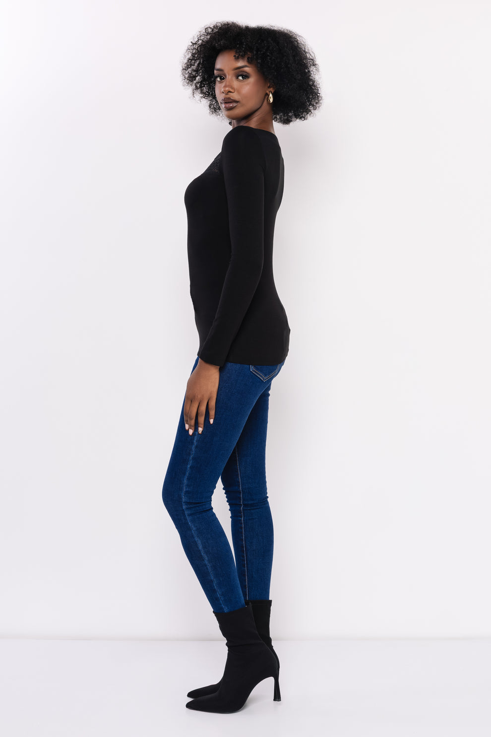 AMNESIA Opli tričko čierne